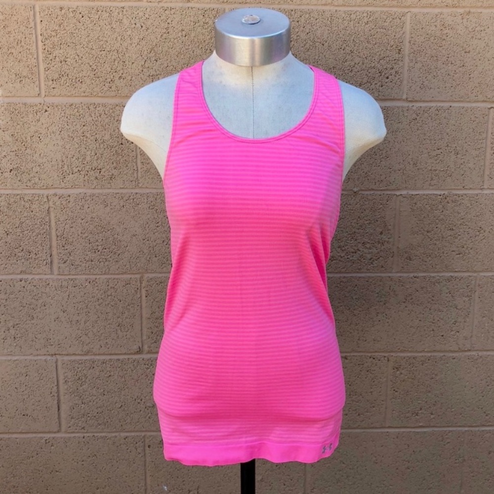 Under Armour Pink Racerback Tank Top - Picture 2 of 4